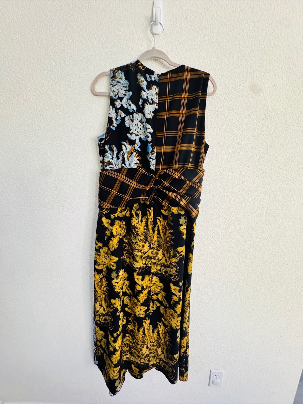 Lafayette 148 New York Mixed-Media Twist-Front Dress size 14 Luxury - Picture 5 of 14